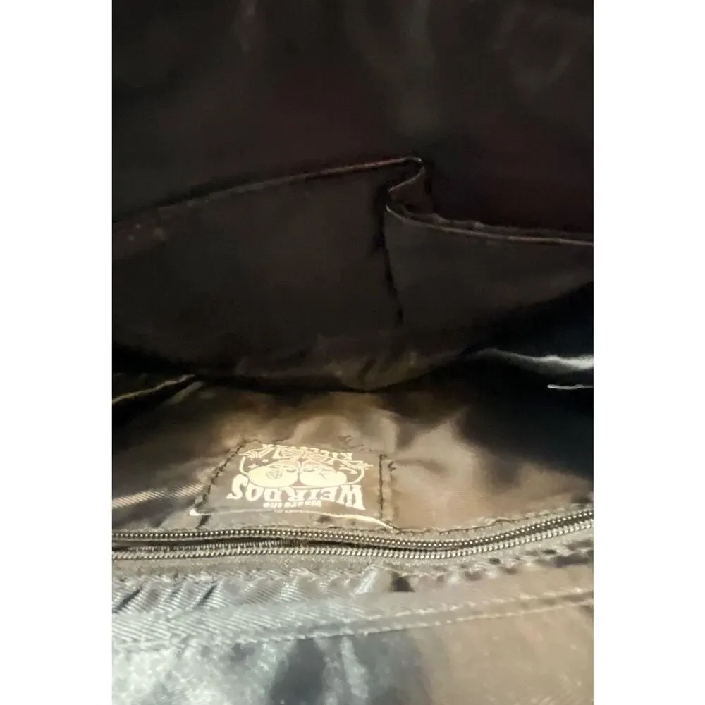COACH Poppy Metallic Lurex Glam Signature Black n Grey Canvas Tote Shoulder Bag